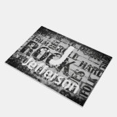 Rock- & Roll-monogram Deurmat (Schuin)