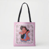 Rock Roll Monster Cute Cartoon Art Tote Bag (Voorkant)