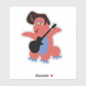 Rock Roll Monster Schattig Cartoon Karakter Kunst Sticker (Vel)