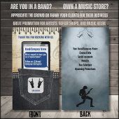 Rock & Roll Musician Visitekaartje