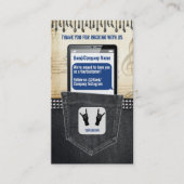 Rock & Roll Musician Visitekaartje (Voorkant)