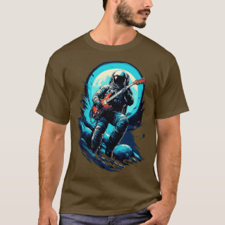 Rock Roll Muziekconcert Festival Astronaut Space G T-shirt