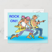 ROCK & ROLL POST CARDS FOR ROCKERS BRIEFKAART (Voorkant / Achterkant)