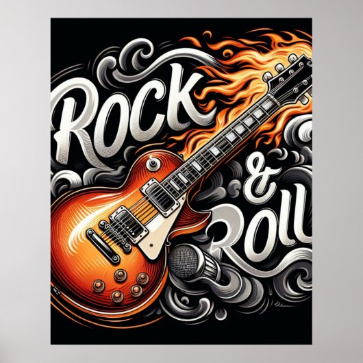Rock & Roll Poster (Voorkant)