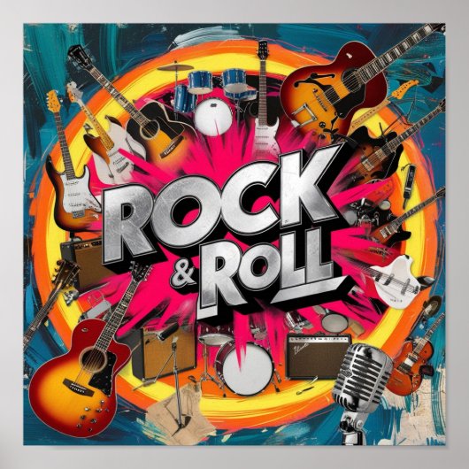 Rock & Roll Poster (Voorkant)