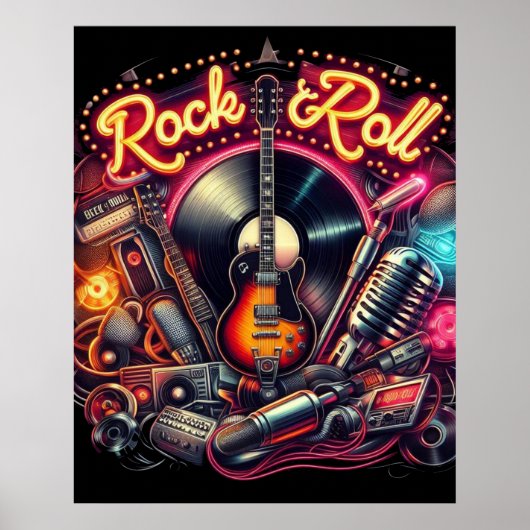 Rock & Roll Poster (Voorkant)