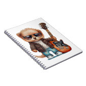 Rock Roll Puppy Dog (Twee) Notitieboek (Rechterzijde)