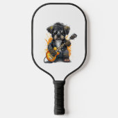 Rock Roll Puppy Dog (vier) Pickleball Paddle (Voorkant)