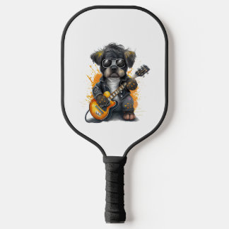 Rock Roll Puppy Dog (vier) Pickleball Paddle