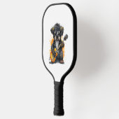 Rock Roll Puppy Dog (vier) Pickleball Paddle (Links)