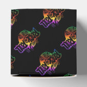Rock & Roll Rainbow Music Pattern Heart Favor Box Bedankdoosjes (Bovenkant)