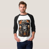 Rock & Roll Rebellion Skull T-shirt (Voorkant volledig)