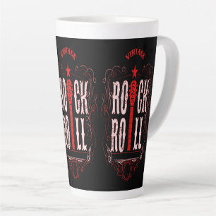  Rock & Roll Red Latte Mok