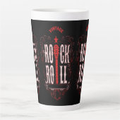  Rock & Roll Red Latte Mok (Voorkant)