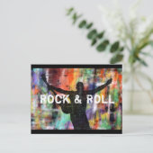 Rock & Roll Revolution Briefkaart (Staand voorkant)
