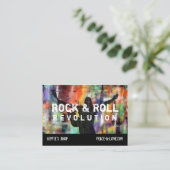 Rock & Roll Revolution Visitekaartje (Staand voorkant)