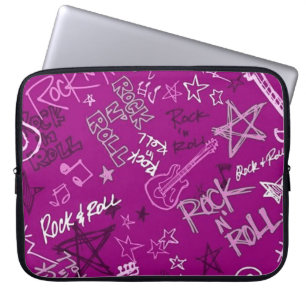 Rock- & Roll Rock Star Pink-laptophoes Laptop Sleeve