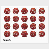 Rock & Roll_ Ronde Sticker (Vel)