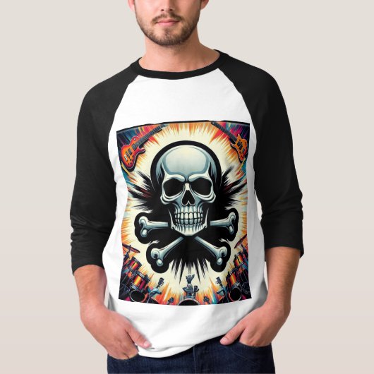 Rock & Roll Schedelfestival T-shirt (Voorkant)