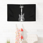 Rock & Roll Skeleton Guitar Music Lover Gift Spandoek (Insitu)