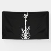 Rock & Roll Skeleton Guitar Music Lover Gift Spandoek (Horizontaal)