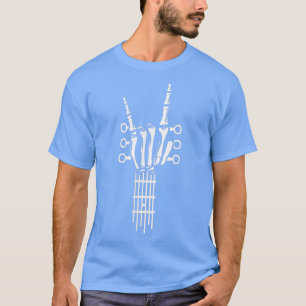 Rock & Roll Skeleton Guitar Music Lover Gift T-shirt