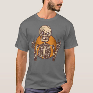 Rock- & Roll Skeleton Guitar Player voor Music Lov T-shirt