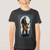 Rock & Roll Skull T-Shirt Design (Voorkant)