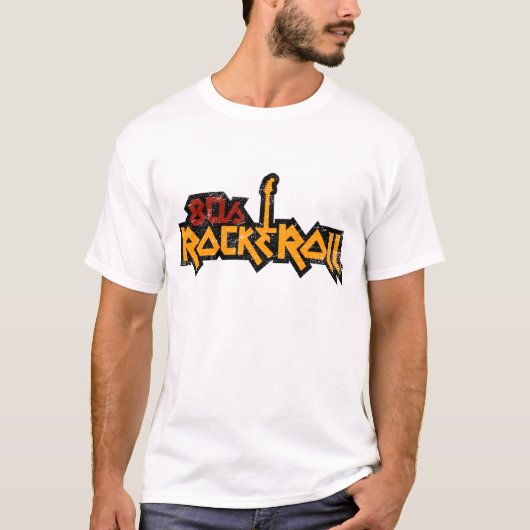 Rock & Roll T-shirt 1980s (Voorkant)