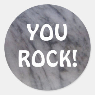 ROCK! RONDE STICKER