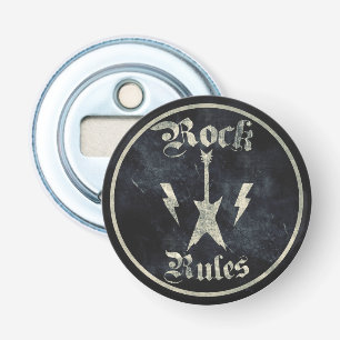 Rock Rules! Button Flesopener