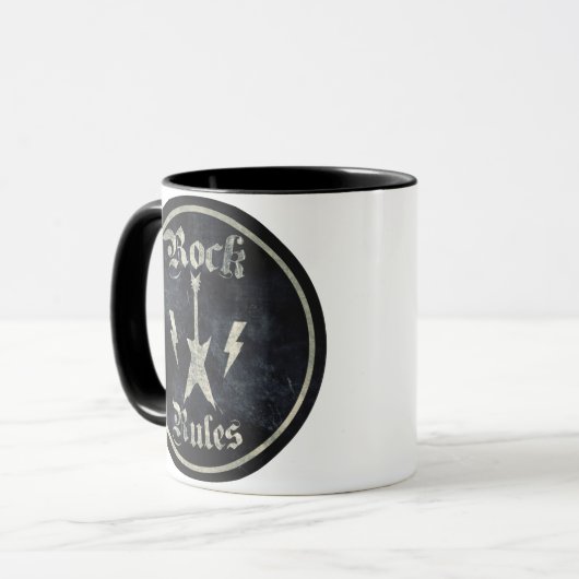 Rock Rules! Mok (Voorkant links)