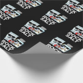 Rock Salt Funny Condition Music Pun Dark BG Cadeaupapier (Hoek)