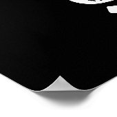 Rock Salt Funny Condition Music Pun Dark BG Poster (Hoek)