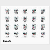 Rock Salt Funny Condition Music Pun Ronde Sticker (Vel)