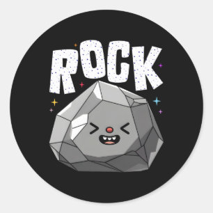 Rock Schaar Papier Halloween Kostuums Groep Famili Ronde Sticker