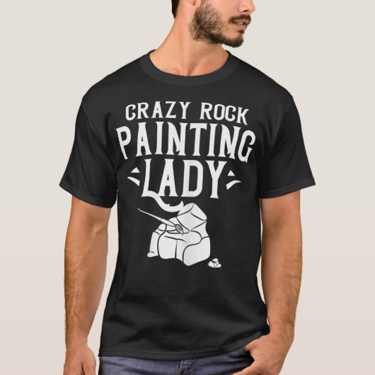 Rock Schilderij Steen Kunstenaar Schilder Ideeën _ T-shirt (Voorkant)