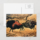 Rock-schilderij van bison, c.17000 BC Briefkaart (Voorkant / Achterkant)