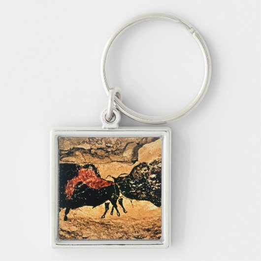 Rock-schilderij van bison, c.17000 BC Sleutelhanger (Voorkant)