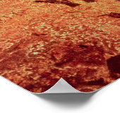 Rock-schilderij van een jachtscène, c.17000 BC Poster (Hoek)