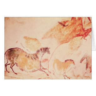 Rock-schilderij van paarden, c.17000 BC
