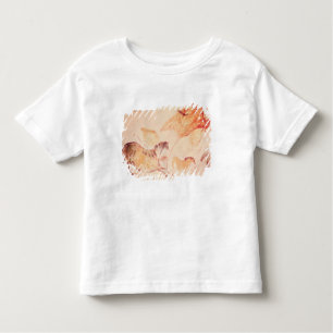 Rock-schilderij van paarden, c.17000 BC Kinder Shirts