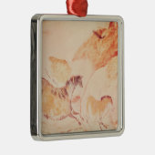 Rock-schilderij van paarden, c.17000 BC Metalen Ornament (Rechts)