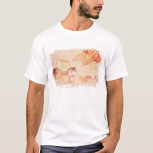 Rock-schilderij van paarden, c.17000 BC T-shirt