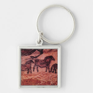 Rock-schilderij van tarpans, c.17000 BC Sleutelhanger