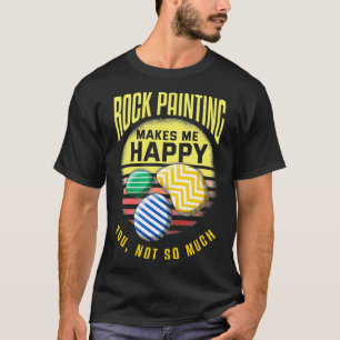 Rock-schilderijen, Funny Sarcastic Art Stone T-shirt
