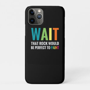 Rock-schilders wachten op grappige regenboogstone Case-Mate iPhone case
