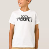 Rock Scissors Trumpet T-shirt (Voorkant)