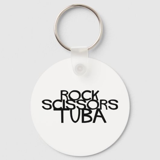 Rock Scissors Tuba Sleutelhanger (Voorkant)