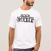 Rock Scissors Ukulele T-shirt (Voorkant)